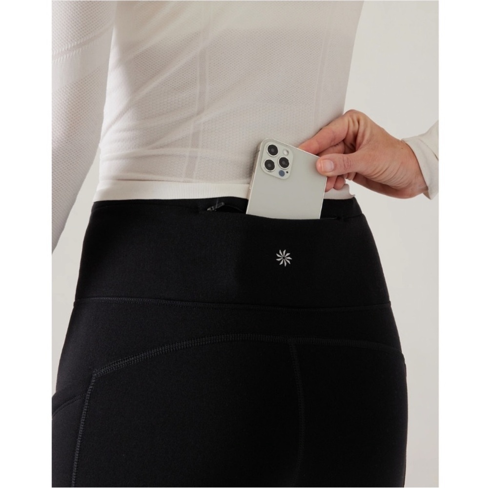 Athleta | Altitude Polartec® Stash High Rise Power Stretch Tight | Black | M - Picture 4 of 14